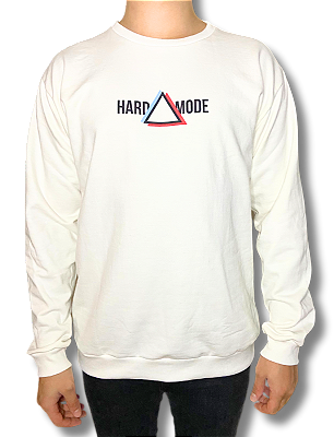 Moletom Careca Hard Mode Pyramid Off White