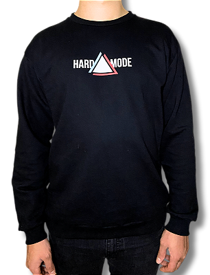 Moletom Careca Hard Mode Pyramid Preto