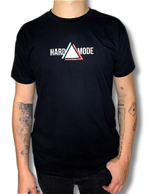 T-Shirt Hard Mode Pyramid Preta
