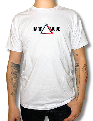 T-Shirt Hard Mode Pyramid Branca