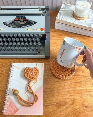 Kit leitura com caneca personalizada