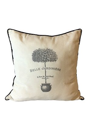 Almofada estampa topiaria