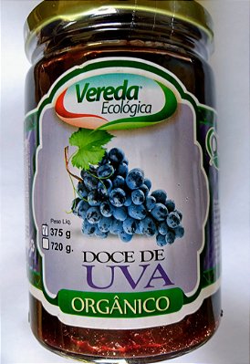 Doce de Uva Orgânico 375 g Vereda Ecológica