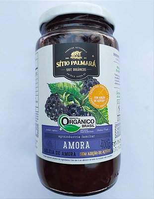 Geleia Artesanal Orgânica de Morango ou Amora Sítio Palmará 400 g