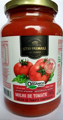 Molho de Tomate Orgânico Sítio Palmará 585 g