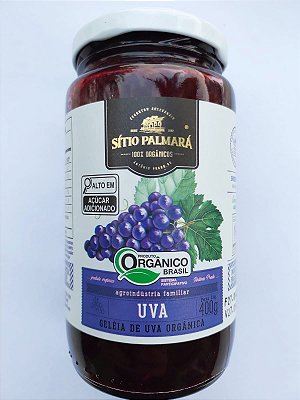 Geleia Artesanal Orgânica de Uva 400 g