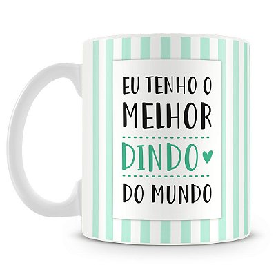 Caneca Personalizada Melhor Dindo