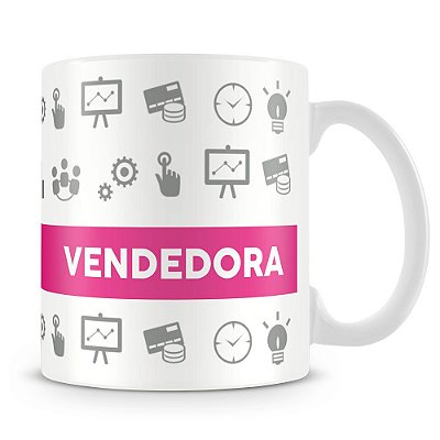 Caneca Personalizada Profissão Vendedora