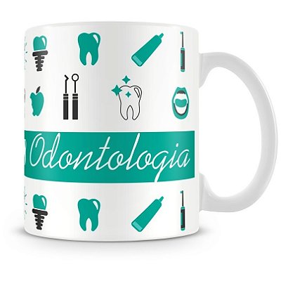 Caneca Personalizada Profissão Odontologia