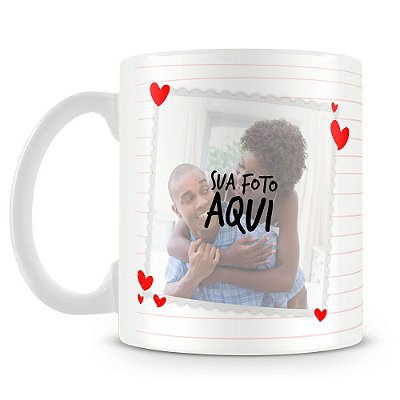 Caneca Personalizada Com Foto Mod.9 (2 Fotos)