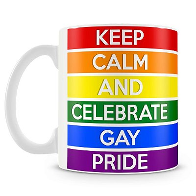 Caneca Personalizada Keep Calm And Celebrate