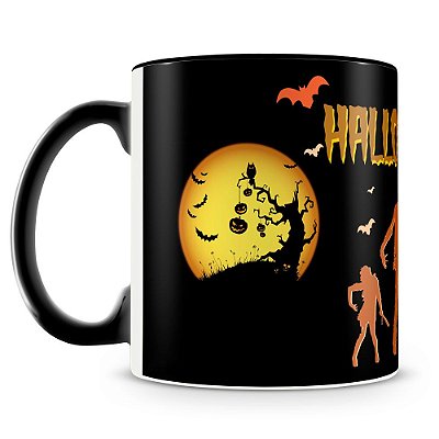 Caneca Personalizada Halloween Dia das Bruxas (Mod.3)