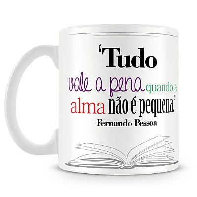 Caneca Personalizada Poeta Fernando Pessoa