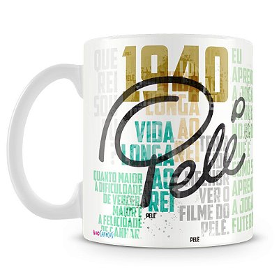 Caneca Personalizada Pelé O Rei do Futebol