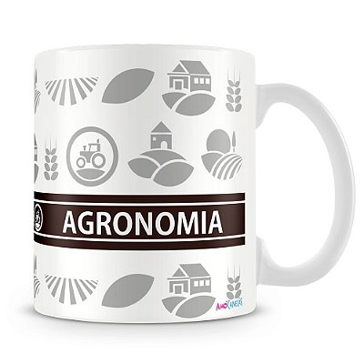 Caneca Personalizada Profissão Agronomia (Com Nome)