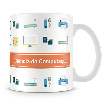 Caneca Personalizada Profissão Ciência da Computação (Com Nome)