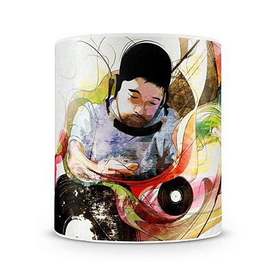 Caneca Personalizada DJ Aquarela