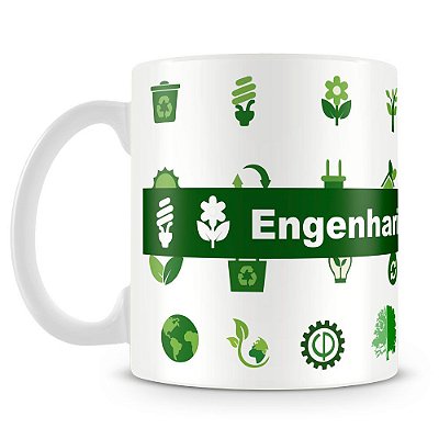 Caneca Personalizada Profissão Engenharia Florestal