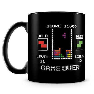 Caneca Personalizada Tetris (100% Preta)