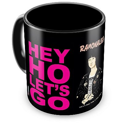 Caneca Personalizada Banda Ramones 100% Preta (Mod.3)