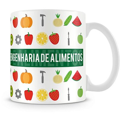 Caneca Personalizada Profissão Engenharia de Alimentos