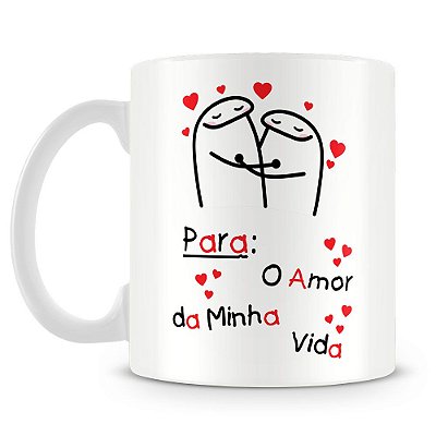 Caneca Personalizada Meme Flork - O nosso amor é infinito já a paciência é  outro assunto - Soso Personalizados