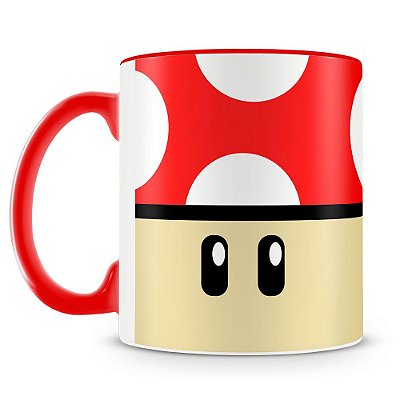 Caneca Personalizada Cogumelo Grow Up - Vermelho