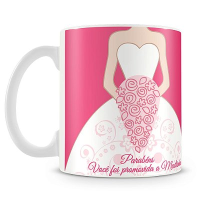 Caneca Personalizada Madrinha de Casamento