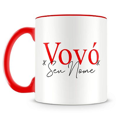 Caneca Personalizada Vovó (Com Nome)