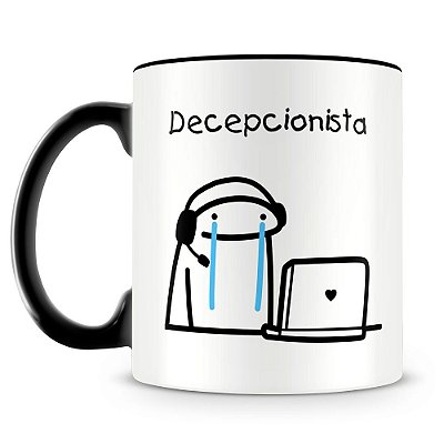 Caneca Flork Meme Divertida Pessoas Tristes