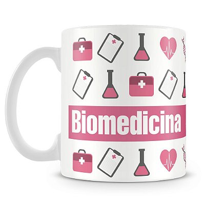 Caneca Personalizada Profissão Biomedicina (Mod.3)