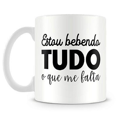 Caneca Falta Paciência - GO On Personalizados