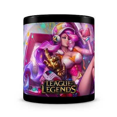 Caneca League of Legends (Mod.5) 100% Preta