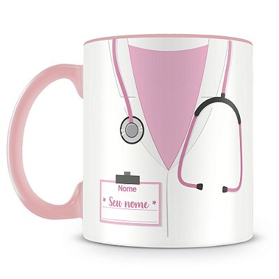 Caneca Personalizada Médica (Com Nome)