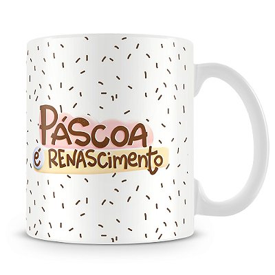 Caneca Estampada Páscoa (Mod.2)