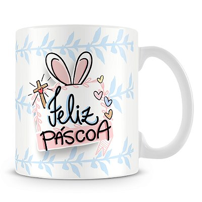 Caneca Estampada Páscoa (Mod.6)