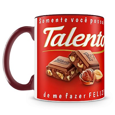 Caneca Personalizada Chocolate Talento