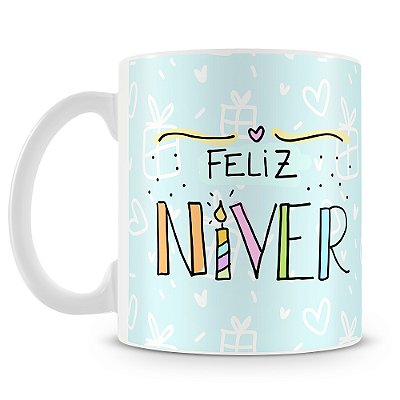 Caneca Feliz Aniversário (Mod.5)