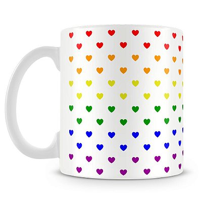 Caneca Personalizada Corações