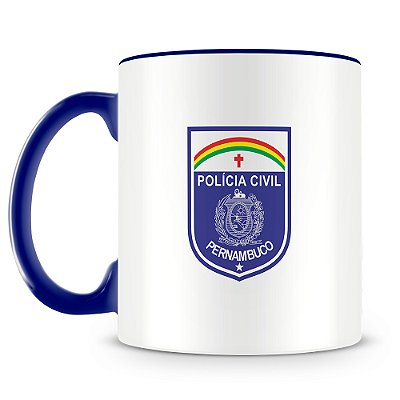 Caneca Polícia Civil de Pernambuco (Com Nome)