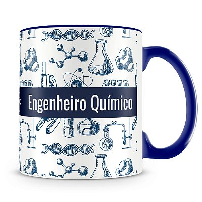 Caneca Personalizada Profissão Engenheiro Químico (Com Nome)