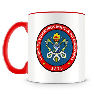 Caneca Corpo de Bombeiros do Amazonas (Com Nome)