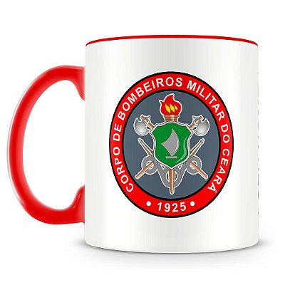 Caneca Corpo de Bombeiros do Ceará (Com Nome)