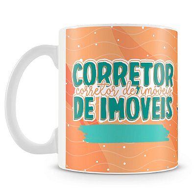 Caneca Personalizada Flork Corretor de Imóveis