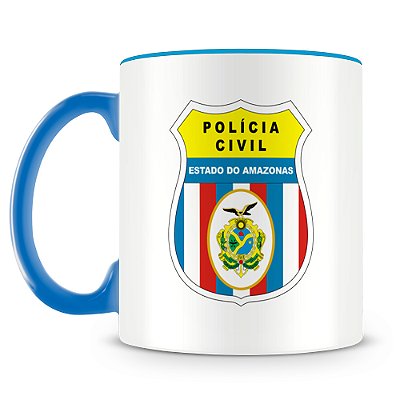 Caneca Polícia Civil do Amazonas (Com Nome)