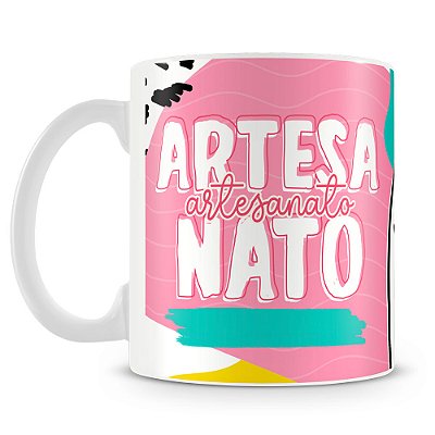 Caneca Personalizada Flork Artesanato