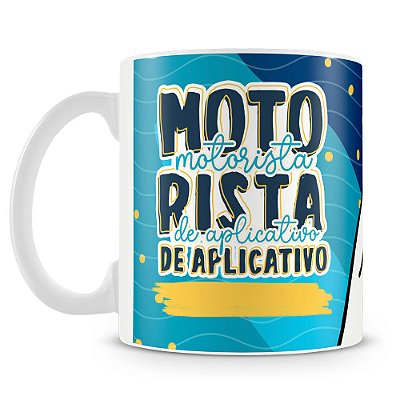 Caneca Personalizada Flork Motorista de Aplicativo