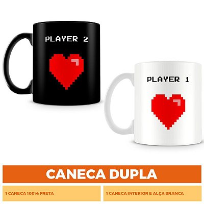 Caneca Dupla Personalizada Player