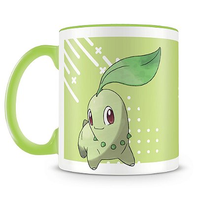 Caneca Personalizada Pokémon Chikorita