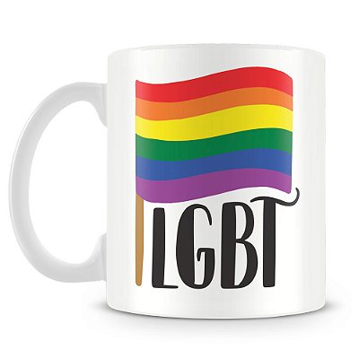 Caneca Personalizada Bandeira LGBT